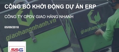 Dự án triển khai ERP cho Công ty CPDV Giao Hàng Nhanh (GHN) – Ngày 05/09/2018