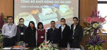 Lễ công bố khởi động dự án ERP cho Công ty Cổ phần Dệt Bảo Minh – Ngày 30/01/2018