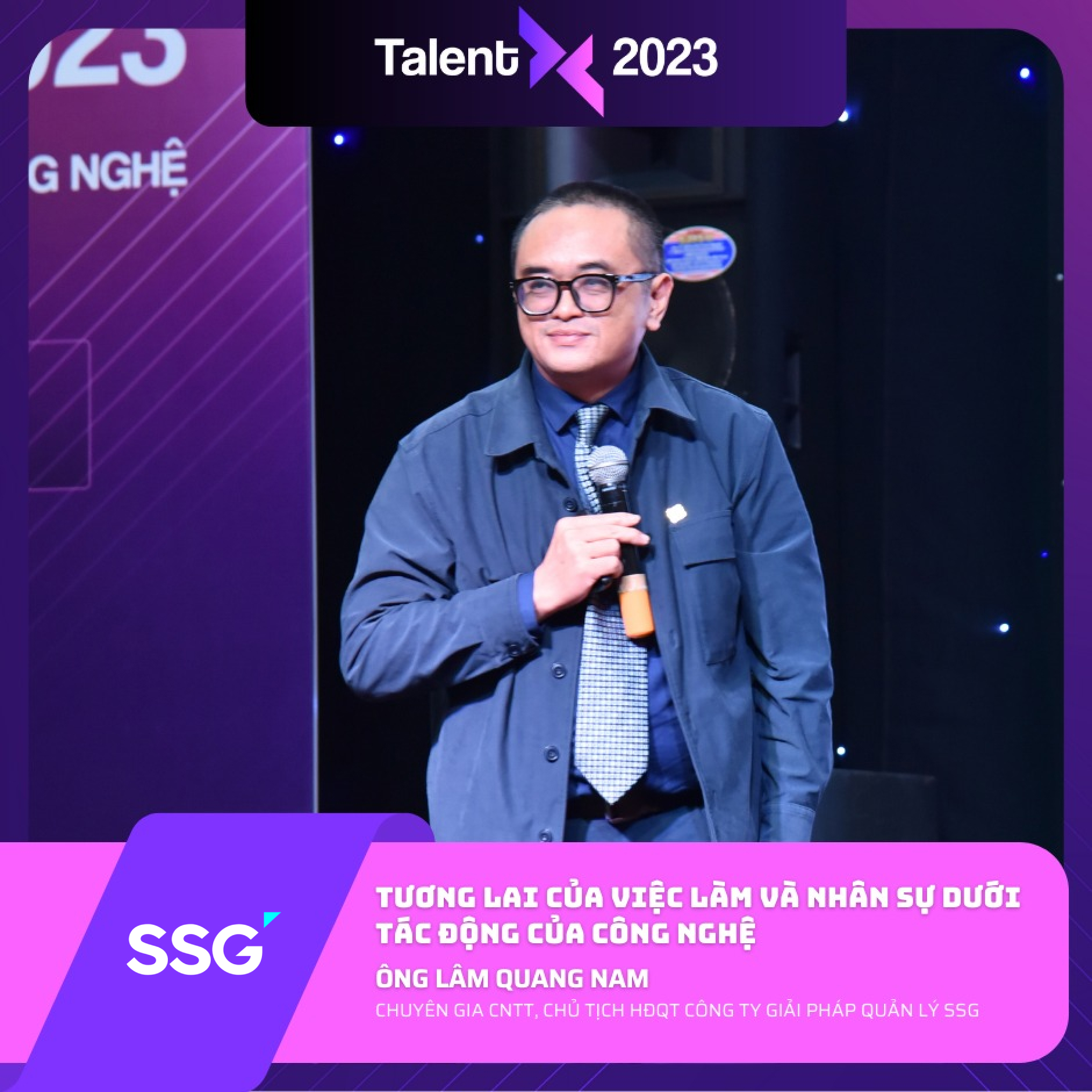 Đại diện SSG chia sẻ tại TalentX 2023: Tương lai của việc làm và nhân sự dưới tác động của công nghệ