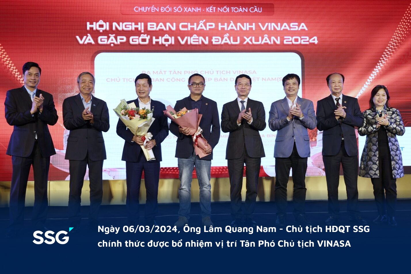 Chúc mừng Ông Lâm Quang Nam, Chủ tịch HĐQT của SSG, chính thức được bổ nhiệm vị trí Tân Phó chủ tịch VINASA