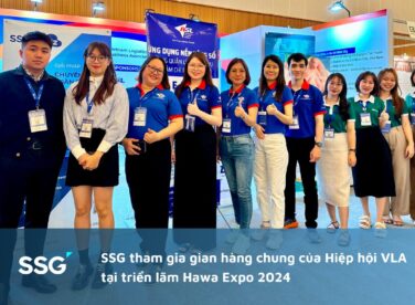 SSG VÀ DBIZ tham gia gian hàng chung của Hiệp hội VLA tại Triển lãm HAWA EXPO 2024