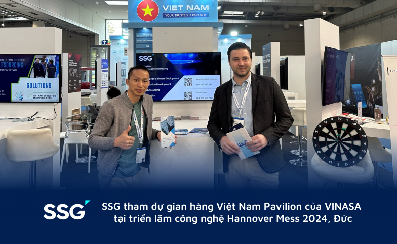 SSG tham dự gian hàng Việt Nam Pavilion của VINASA tại triển lãm công nghệ Hannover Mess 2024, Đức